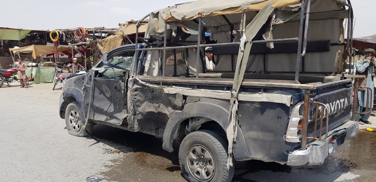 Blast kills a policeman and injured 8 in Killa Abdullah