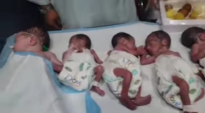 Quetta woman gives birth to 5 babies