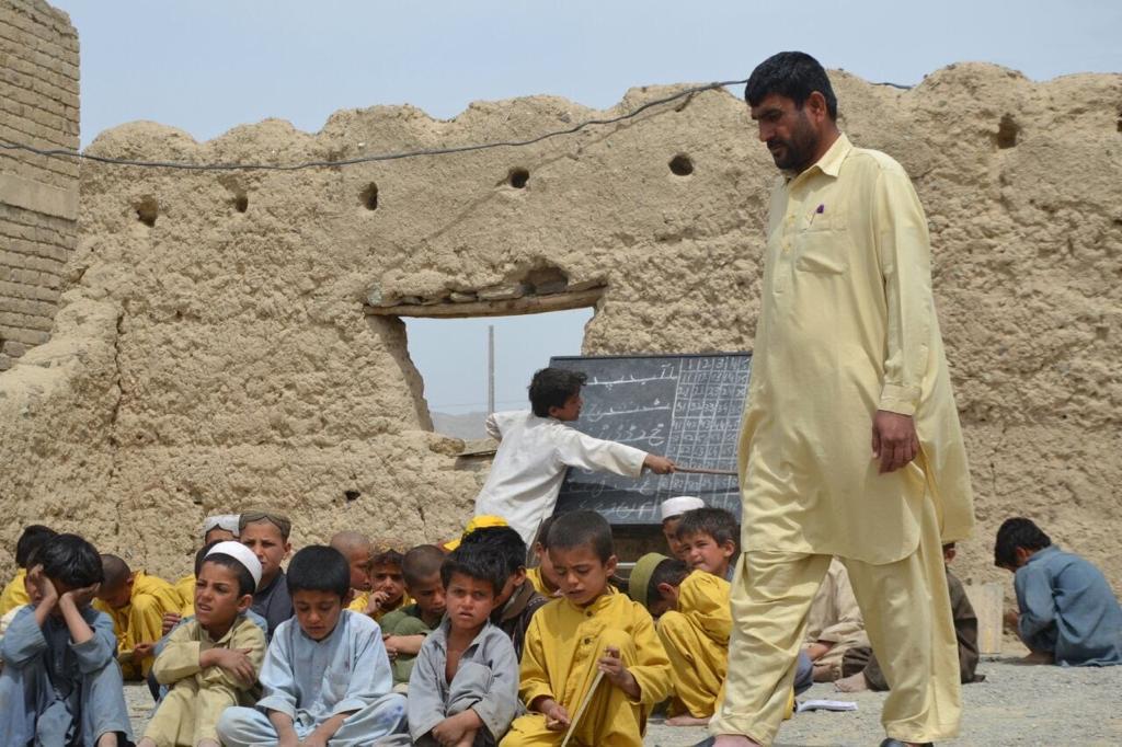 Shelterless schools in Balochistan and CM Bizenjo