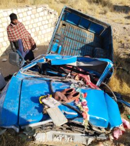 2 killed one injured in a traffic accident in Wadh Balochistan