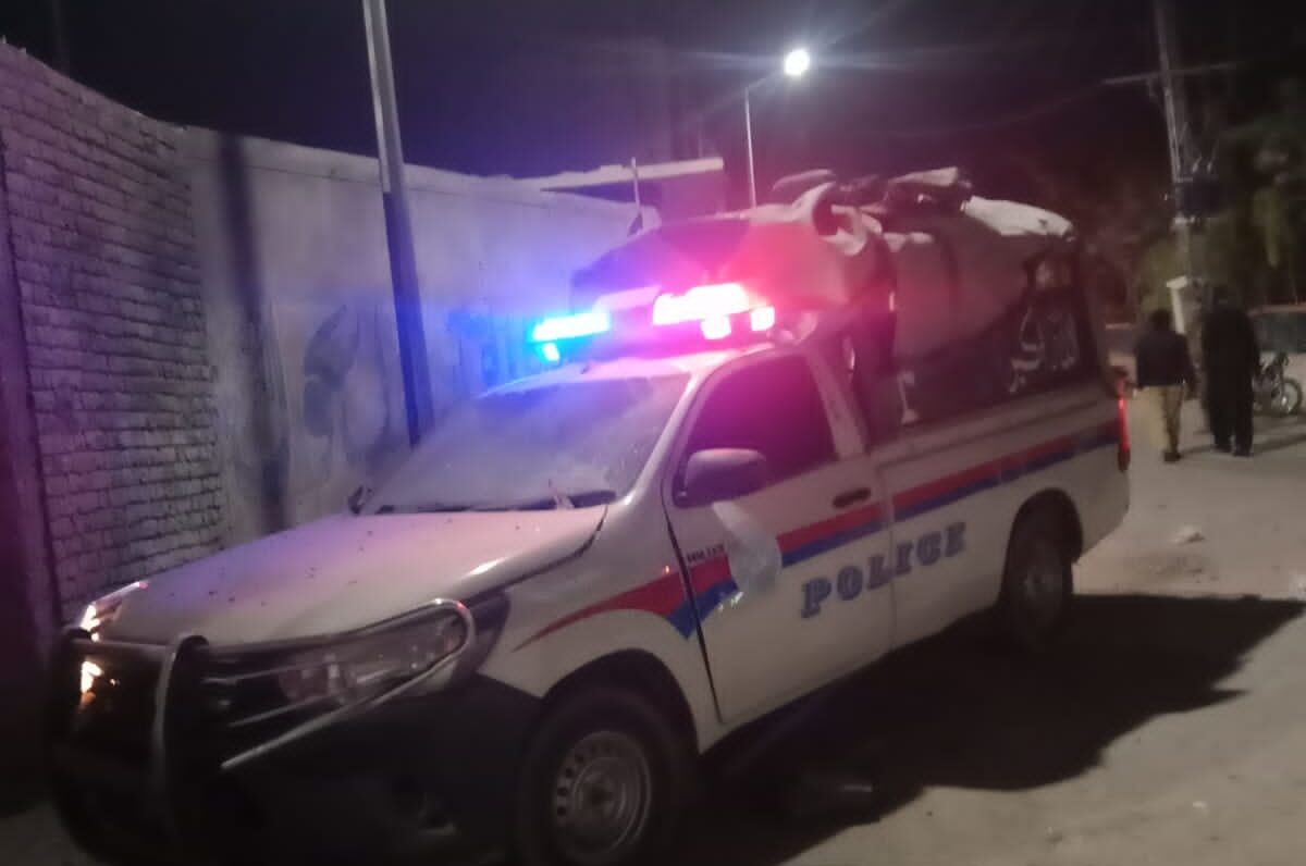 Another police vehicle targeted in Quetta, 4 personnel injured