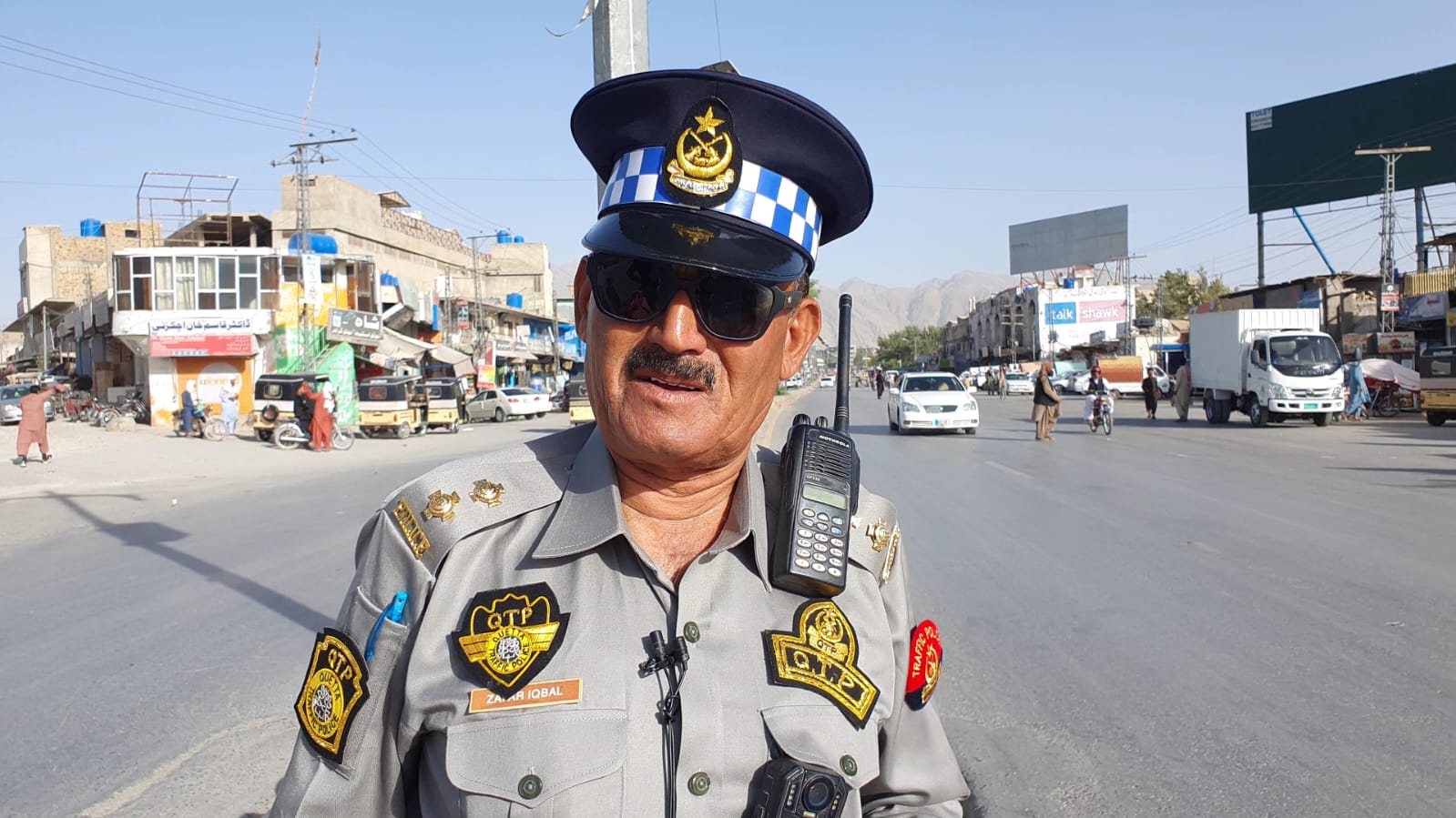 Uniform of traffic police Quetta changed