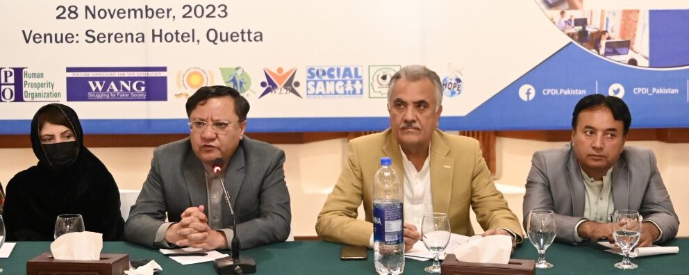 Seminar Urges Transparent Budgeting in Pakistan